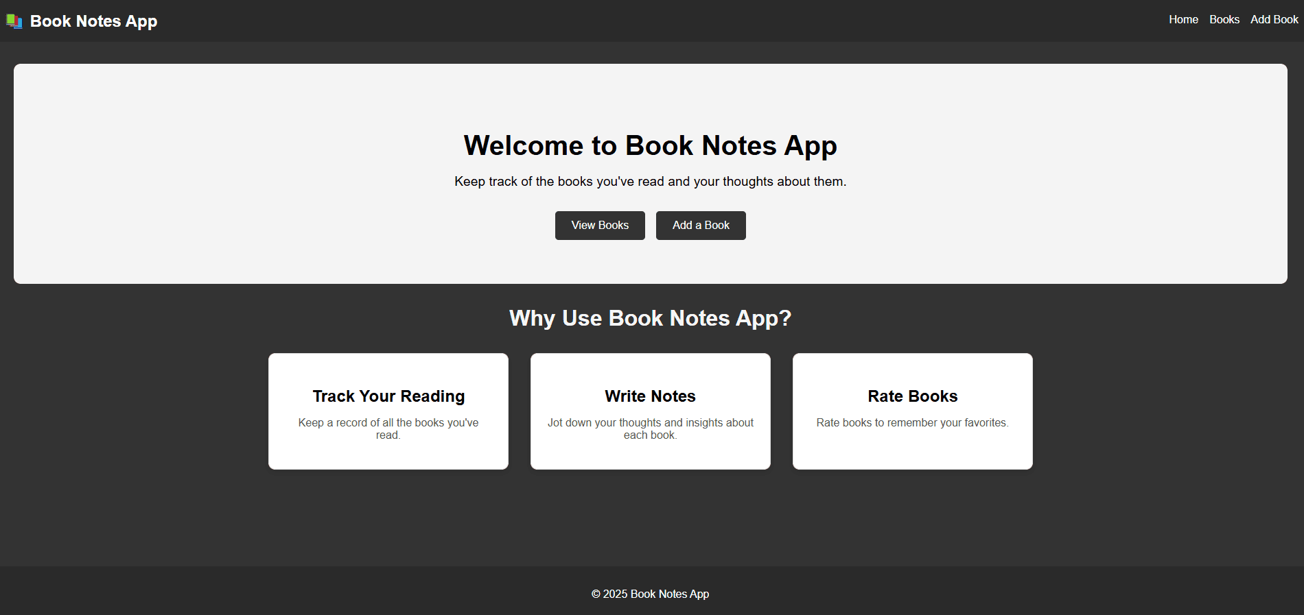 Book Review App screenshot